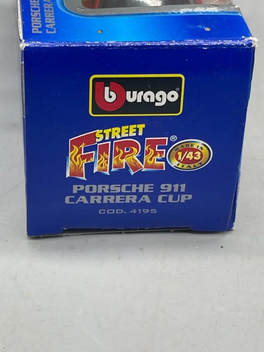Burago Street Fire Collection Porsche 911 Carrera Cup COD. 4195 Made in READ